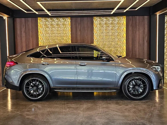 2025 Mercedes-Benz GLE Coupe AMG 53 AMG Hybrid II (C167) Рестайлинг, серебристый - вид 2