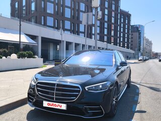 2021 Mercedes-Benz S-Класс 450 Long 4MATIC VII (W223), чёрный, 9400000 рублей, вид 1
