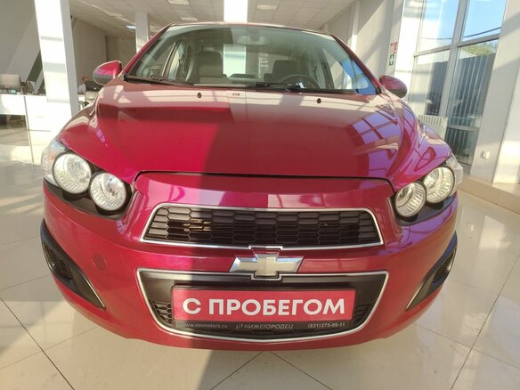 2015 Chevrolet Aveo II, красный - вид 5