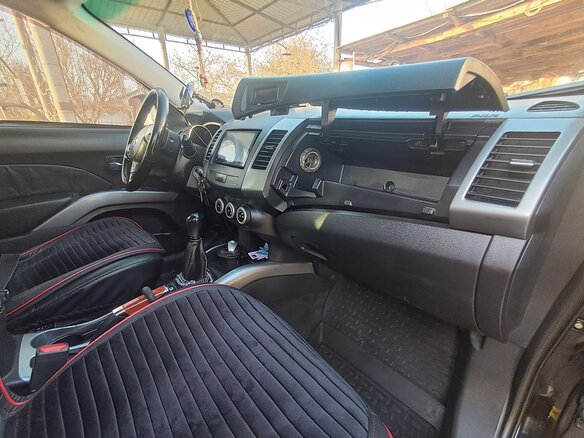 2007 Mitsubishi Outlander II, чёрный, 1200000 рублей - вид 13