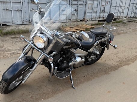 2005 Yamaha XVS400 Drag Star, чёрный, 399000 рублей, вид 1