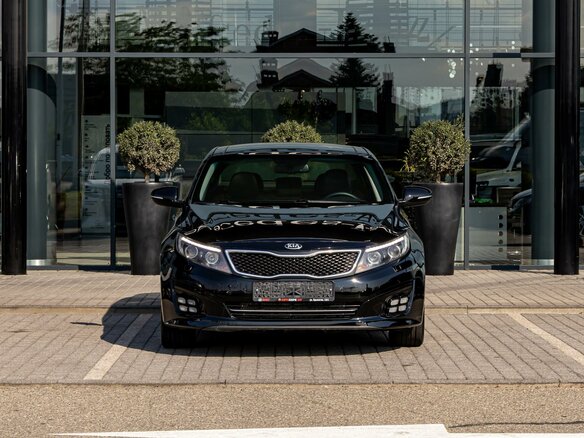 2014 Kia Optima III Рестайлинг, чёрный - вид 1