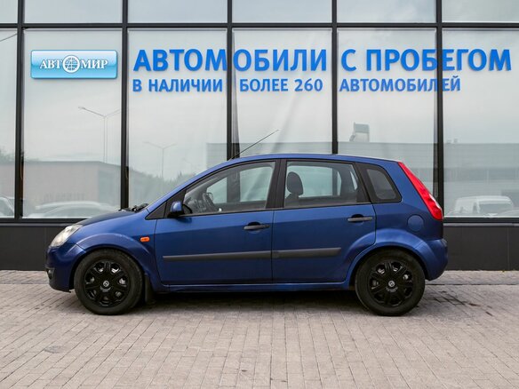 2007 Ford Fiesta Mk5, синий - вид 1