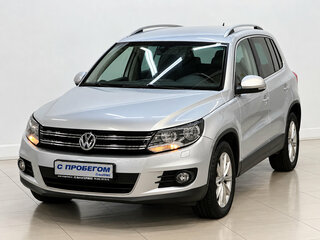 2012 Volkswagen Tiguan I Рестайлинг, серебристый, 1199000 рублей, вид 1