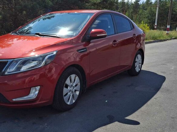 2012 Kia Rio 4-speed III, красный, 640000 рублей - вид 8