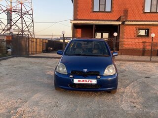 2001 Toyota Vitz I (P10), синий, 300000 рублей, вид 2
