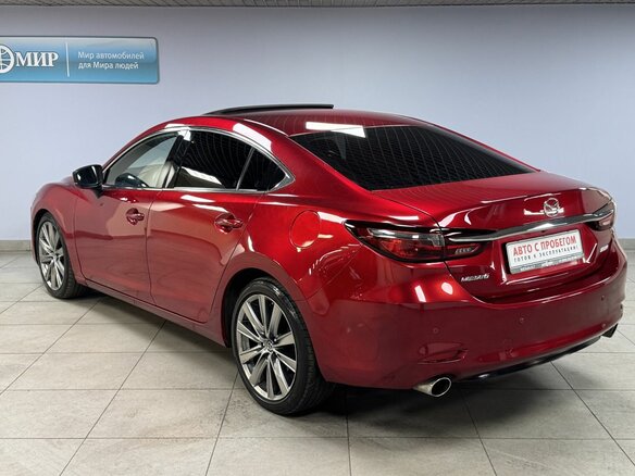 2019 Mazda 6 III (GJ) Рестайлинг 2, красный, 2280000 рублей - вид 4