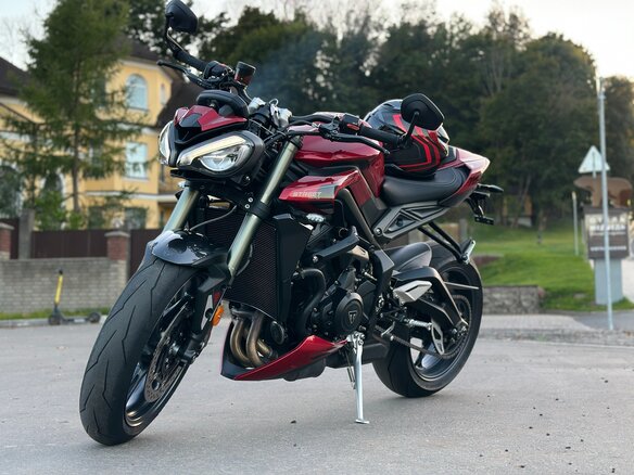 2024 Triumph Street Triple, красный, 1250000 рублей - вид 5