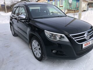 2008 Volkswagen Tiguan I, чёрный, 915000 рублей, вид 3