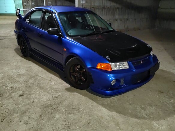 1998 Mitsubishi Lancer Evolution V, синий, 700000 рублей - вид 7