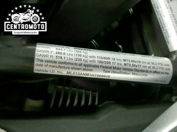 2016 Ducati Scrambler 800, красный - вид 1