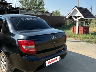 2012 Lada (ВАЗ) Granta I, чёрный, 300000 рублей, вид 3
