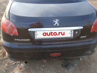 2007 Peugeot 206, чёрный, 59000 рублей, вид 2