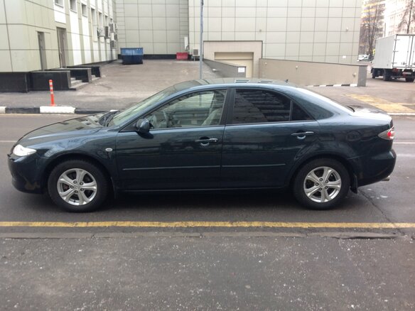 2005 Mazda 6 I (GG) Рестайлинг, зелёный - вид 1