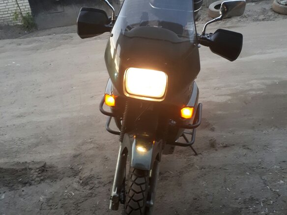 1994 Honda Transalp 400, зелёный - вид 2
