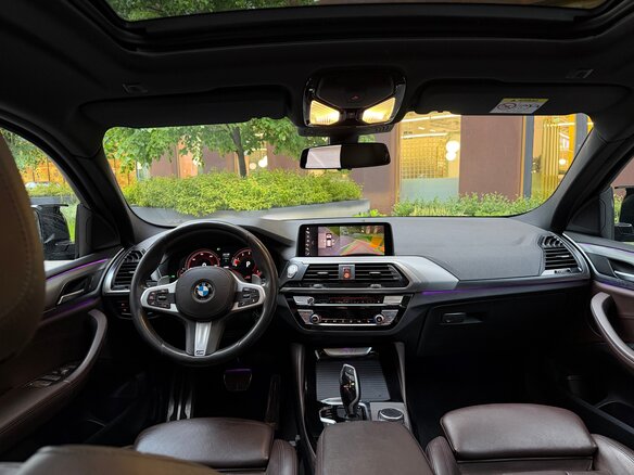 2019 BMW X4 20i II (G02), синий, 4000000 рублей - вид 17