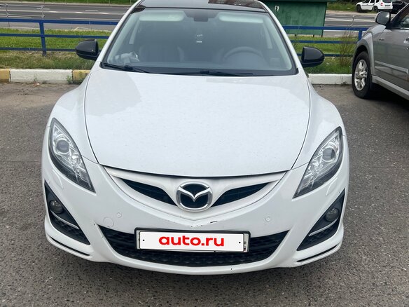 2011 Mazda 6 II (GH) Рестайлинг, белый, 1200000 рублей - вид 1