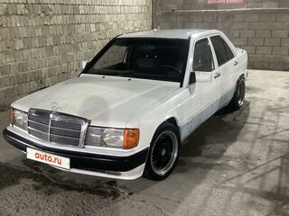 1990 Mercedes-Benz 190 (W201), белый, 575000 рублей, вид 1