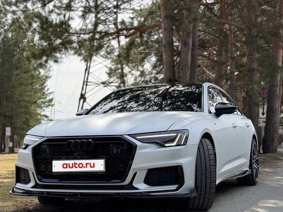 2020 Audi A6 45 TFSI V (C8), белый, 4750000 рублей