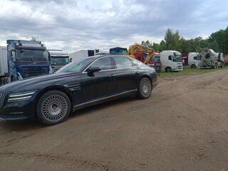 2021 Genesis G80 II, чёрный, 3199500 рублей, вид 4