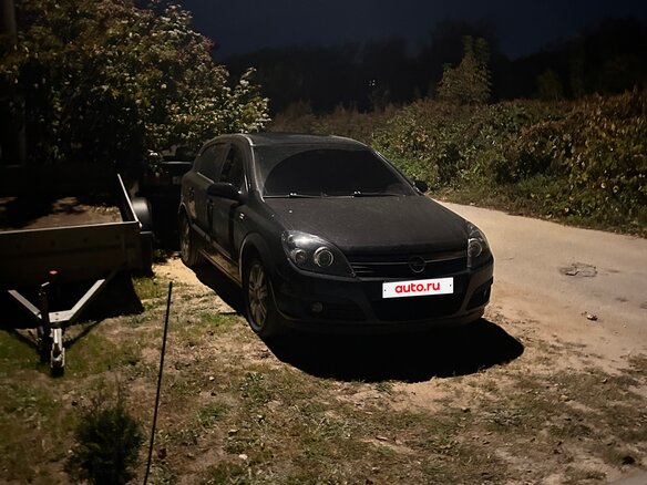 2007 Opel Astra H, чёрный - вид 18