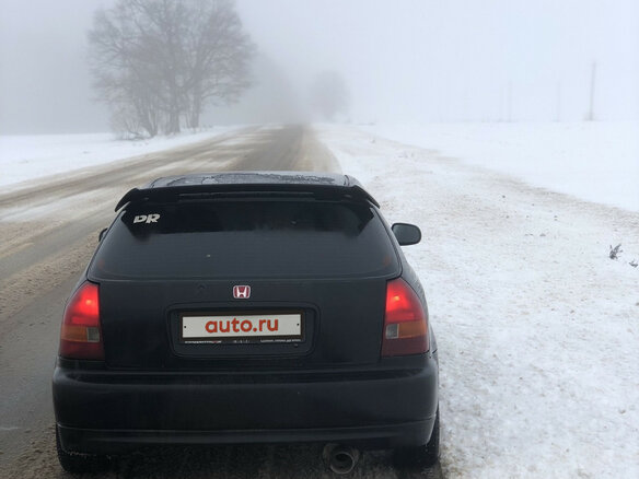 1995 Honda Civic VI, чёрный - вид 7