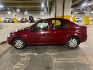 2011 Renault Logan I Рестайлинг, красный, 185000 рублей, вид 5
