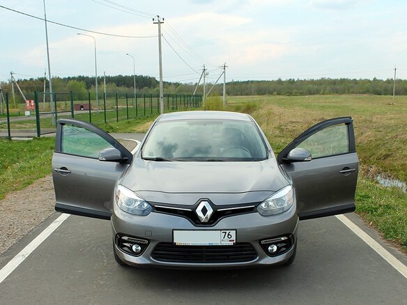 2013 Renault Fluence I Рестайлинг, серый - вид 1