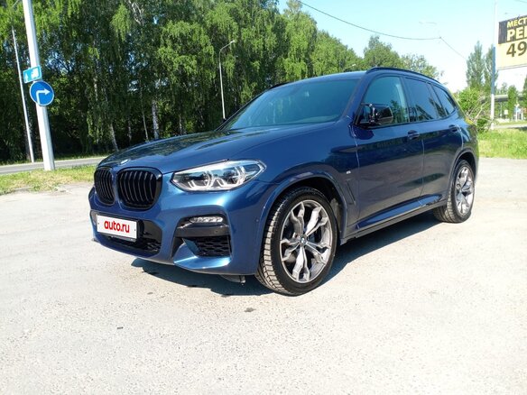 2021 BMW X3 20i xDrive III (G01), синий, 4990000 рублей