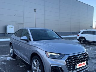 2021 Audi Q5 Sportback 45 TFSI I (FY), серебристый, 3700000 рублей, вид 3