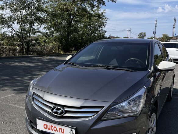 2016 Hyundai Solaris I Рестайлинг, серый, 940000 рублей - вид 1