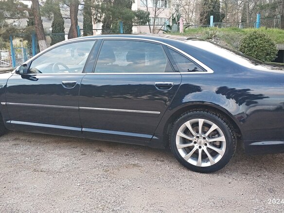 2006 Audi A8 Long II (D3) Рестайлинг, синий, 1050000 рублей - вид 5