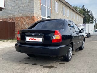 2006 Hyundai Accent ТагАЗ II, чёрный, 440000 рублей, вид 3