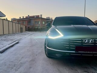 2020 Hyundai Sonata VIII (DN8), синий, 1300000 рублей, вид 5