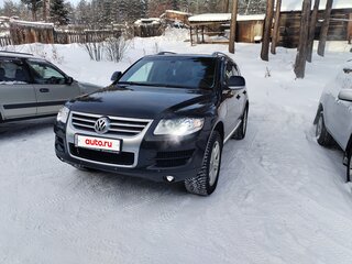 2007 Volkswagen Touareg I Рестайлинг, чёрный, 1250000 рублей, вид 1