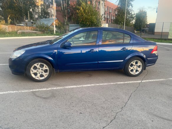 2008 Opel Astra H Рестайлинг, синий, 370000 рублей - вид 9