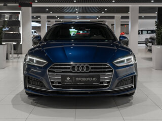 2018 Audi A5 II (F5), синий, 3670000 рублей, вид 3