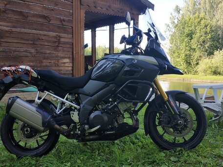 2014 Suzuki V-Strom 1000, чёрный, 720000 рублей, вид 2