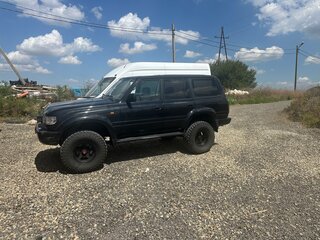 1997 Toyota Land Cruiser 80 Series Рестайлинг, зелёный, 2800000 рублей, вид 3