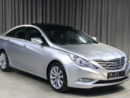 2011 Hyundai Sonata VI (YF), серебристый, 1199000 рублей, вид 3