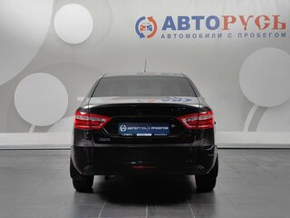 2016 Lada (ВАЗ) Vesta I, чёрный, 717000 рублей, вид 4