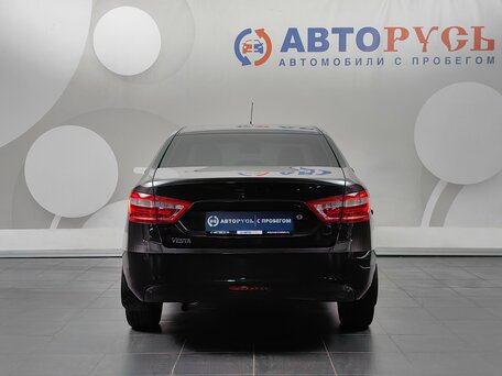 2016 Lada (ВАЗ) Vesta I, чёрный, 737000 рублей, вид 4