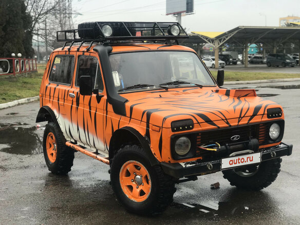 1990 Lada (ВАЗ) 2121 (4x4) I, оранжевый - вид 3