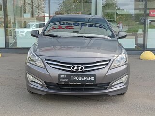 2015 Hyundai Solaris I Рестайлинг, серый, 890000 рублей, вид 2