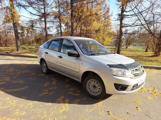 2015 Lada (ВАЗ) Granta I, серебристый, 435000 рублей, вид 2