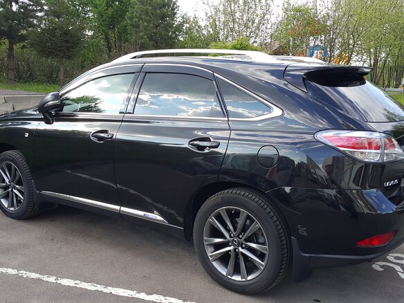 2012 Lexus RX 450h III Рестайлинг, чёрный - вид 8