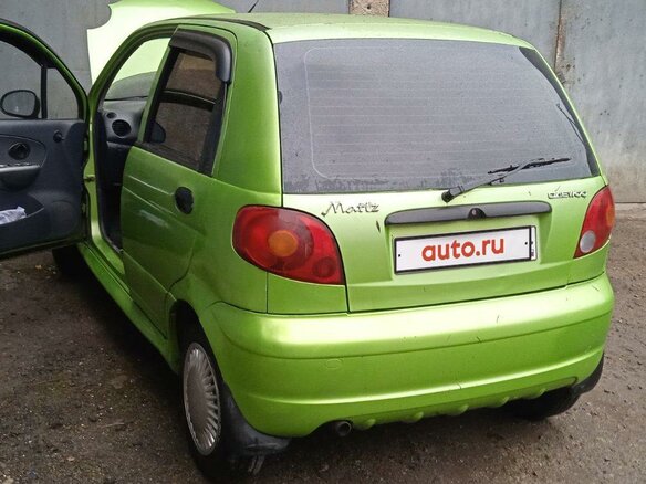 2005 Daewoo Matiz I Рестайлинг, зелёный, 300000 рублей