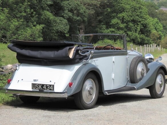 1934 Rolls-Royce 20/25 I, серебристый - вид 3