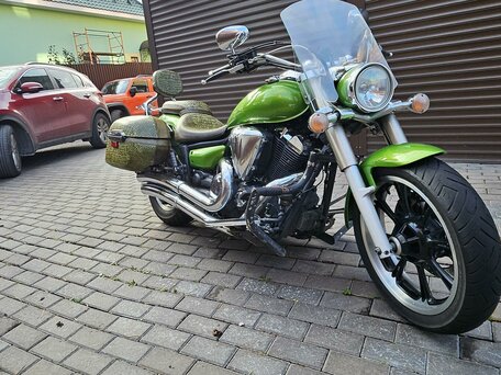 2009 Yamaha XVS950, зелёный, 500000 рублей, вид 1
