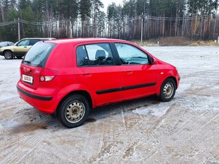 2003 Hyundai Getz I, красный, 400000 рублей, вид 4